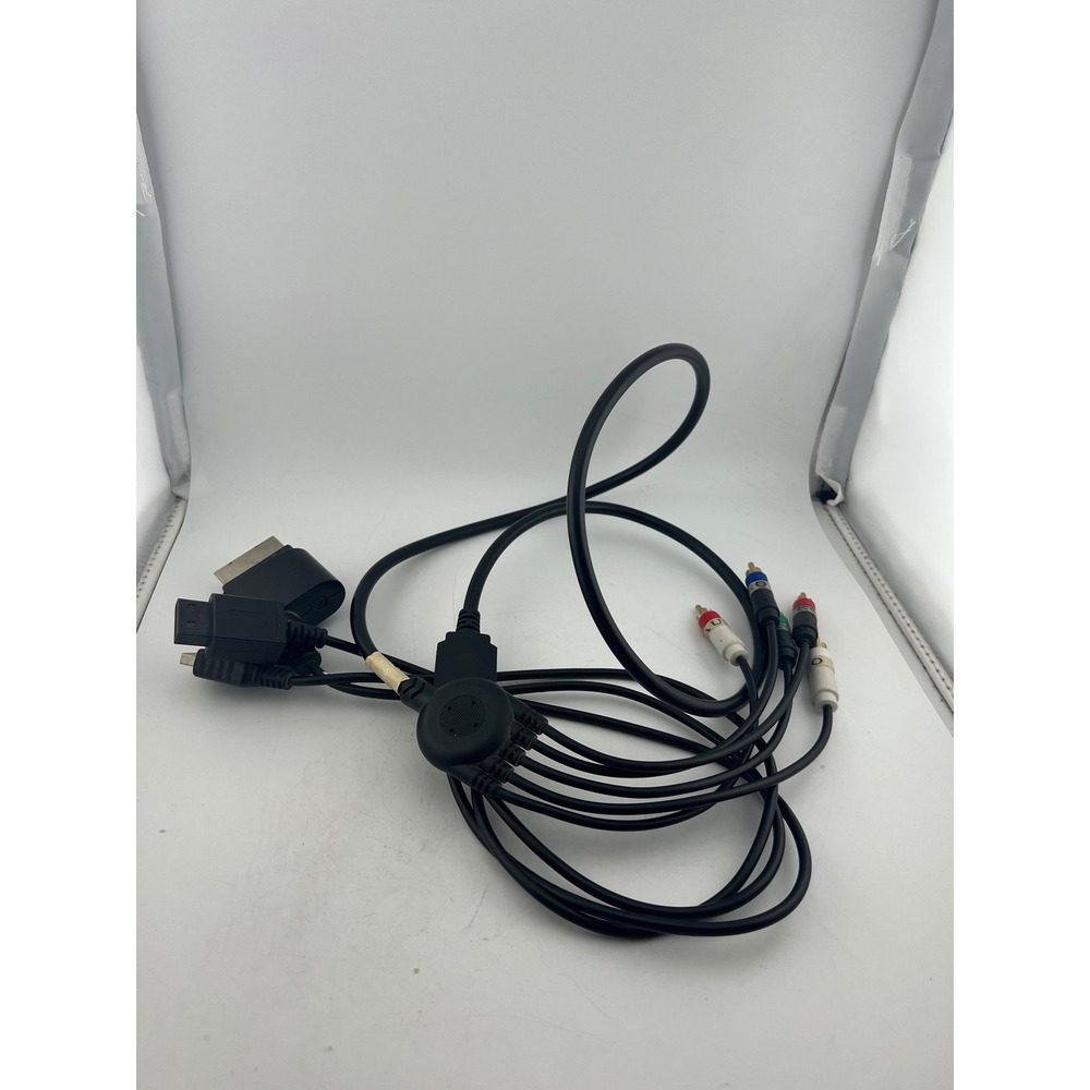 Universal Component AV Cable for PS2 PS3 Xbox 360 Wii Wii U 6021302 Black